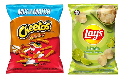 Pack De Cheetos Crunchy Mix And Match + Lays 1 Sabor