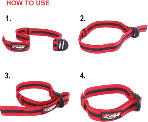 Bandas De Oclusion, Paquete De 4 (2 Bandas Para Biceps, 2...