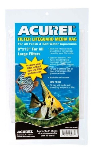Acurel Filter Media Bag 8x13 Cordon Incl