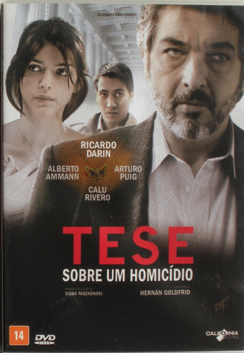 Dvd - Tesis Sobre Un Homicidio - Ricardo Darin - Imp. Brasil