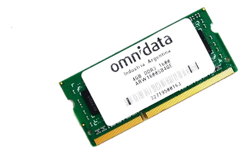 Memoria Omnidata Ddr3 4gb 1333 / 1600 Mhz 1.5v Sodimm 