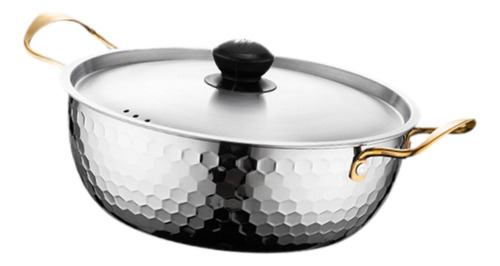 Pote De Macarrão Ramen Coreano, Panelas De 22cm Prata