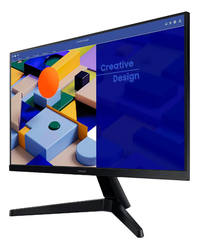 Monitor Plano Samsung 24 Fhd Led Ips 75hz 5ms Hdmi Freesync