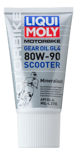 Aceite De Transmisión 80w-90 Scooter 150ml Liqui Moly