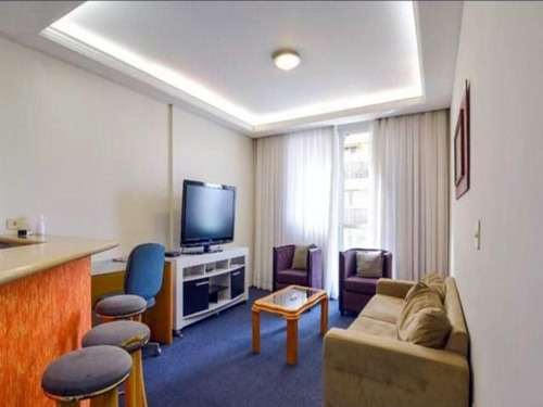 Imagem 1 de 6 de Lindo Apartamento Flat De 60 M2 À Locação No Edifício Sequoia Em Alphaville - Ap03023 - 68539838