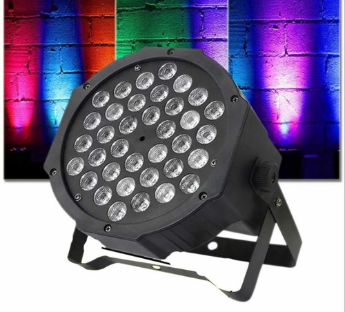 Foco Par 36 Led Rgb Dmx Luces Fiestas Audioritmico