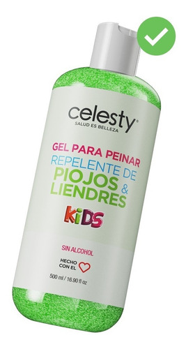 Gel Fijador Anti Liendres 500ml Celesty® Envío