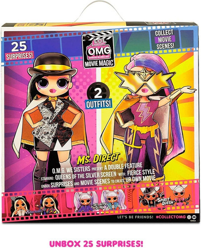 Lol Surprise Muñeca Ms Direct 25 Sorpresas Movie Magic Omg