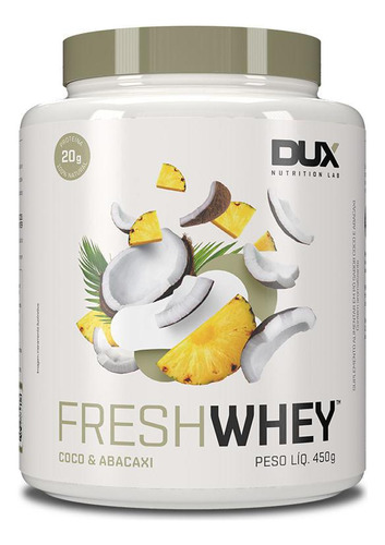 Whey Protein Freshwhey Dux Nutrition - 450g Abacaxi E Coco