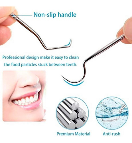 Kit De Limpieza Oral Profunda_ Acero Inoxidable Portátil_1pz