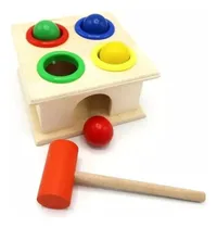 Comprar Martillo Didactico Motricidad Juguete Madera Montessori