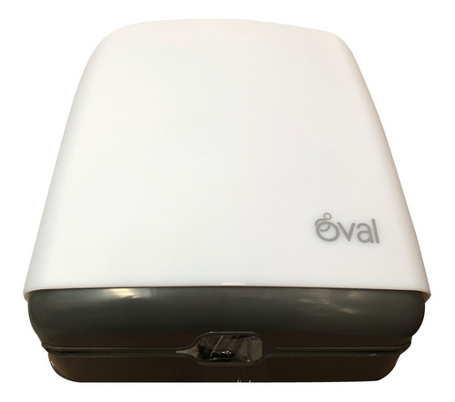 Despachador Oval Para Toalla Interdoblada Largo Blanco Abs