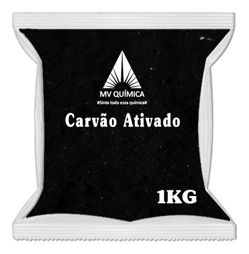 Imagem 1 de 5 de Carvão Ativado Em Pó - 1kg
