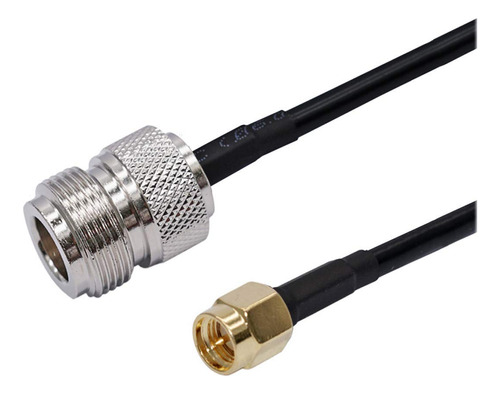 Rf Coaxial N Hembra A Sma Macho Conector De Cable Rg58100c