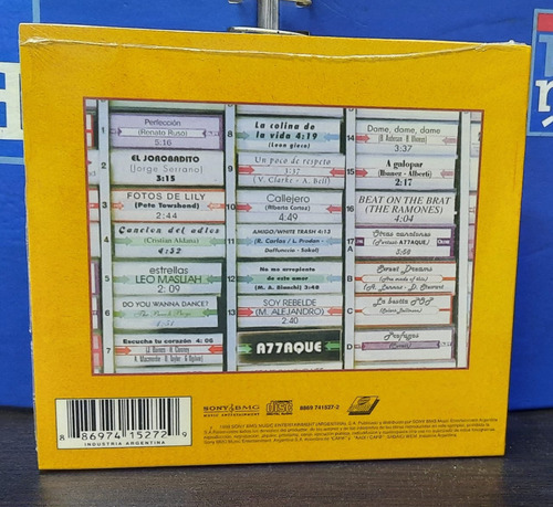 Attaque 77 - Otras Canciones 1998 Cd Edicion Argent 2002 Jcd