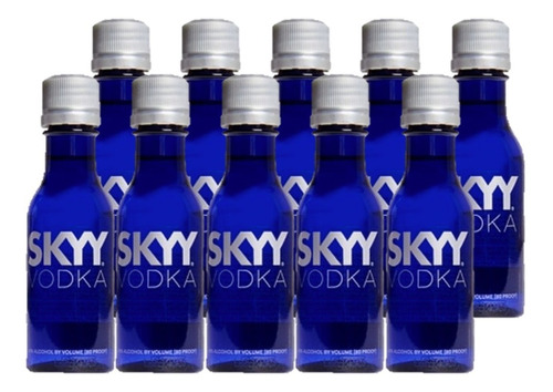 Vodka Sky Miniatura 50ml X10uds. (plástico)