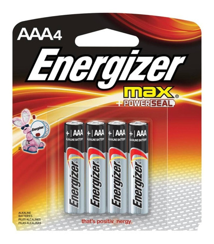 Kit 12 Piezas Pila Alcalina Marca Energizer® Aaa Con 4 P /v