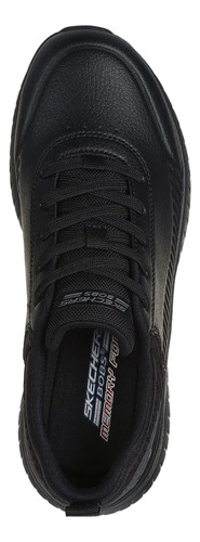Zapatilla Skechers Bobs Squad Chaos 118033/bbk Negro Hombre