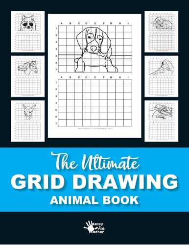 Libro: The Ultimate Grid Animal Drawing Book: Over 40 Differ