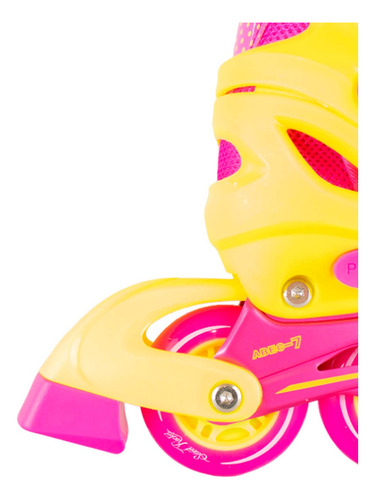 Combo Pro De Patines Ajustables Con Mochila Y Protecciones