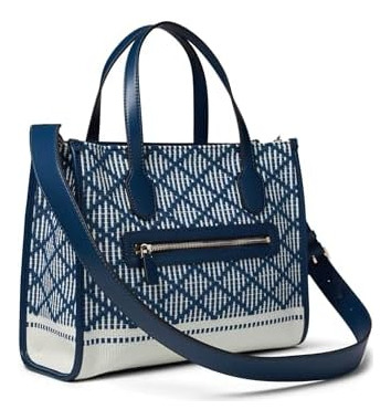Guess Bolso Tote Con Doble Compartimento Silvana, Azul