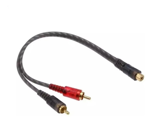 Cable Y Rca 2plug 1jack Radox 081-097 Anti Flama Profesional