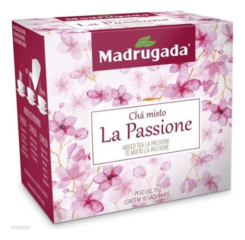 10 Chá Misto Combo Kit Madrugada Flores E Chás Com 10 Sachês