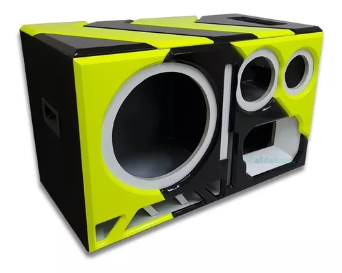 Caixa Bob Vazia 4 Vias Falante 12 Woofer Crua Jholsom