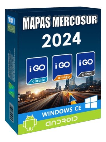 Mapas Mercosur Igo 2024 - Mapas, Radares