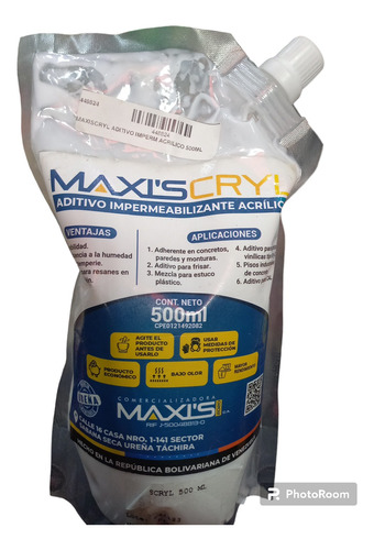 Maxiscryl Aditivo Para Pinturas Al Mayor 