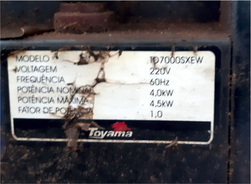 Imagem 8 de 8 de Gerador Marca Toyama Modelo Td 7000 Sxew - 2738