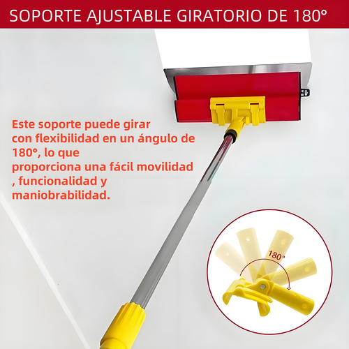 1.2m Varilla De Extensión+80cm Alisador De Yeso Para Masilla