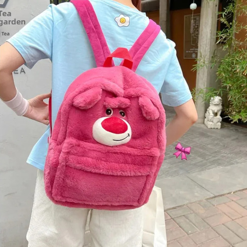 Mochilas Disney - Afelpadas - Sillivan - Lotso- Capibara Lotso