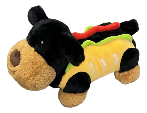Cachorro Quente Pelúcia Animal Decorativo, Presentes 30cm