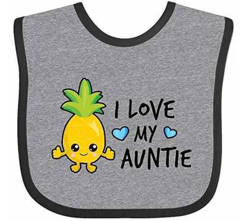Baberos Para Bebé Inktastic I Love My Auntie With Pineapple 