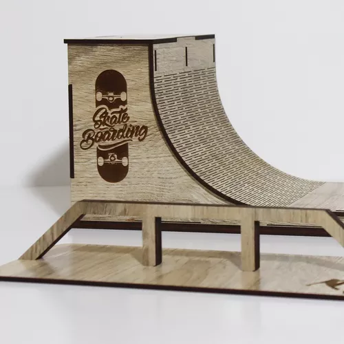 Pista Rampa Skate Dedo Mdf Grande Fingerboard Sk8 Brinquedo