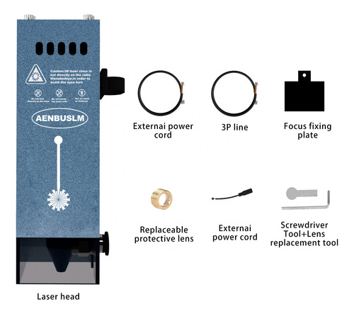 15w Real Power Cnc Laser Module With Air Nozzle,13mm Cutting