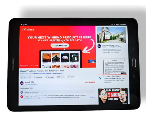 Tablet  Samsung Galaxy Tab S S2 Sm-t819 9.7  Con Red Móvil 3