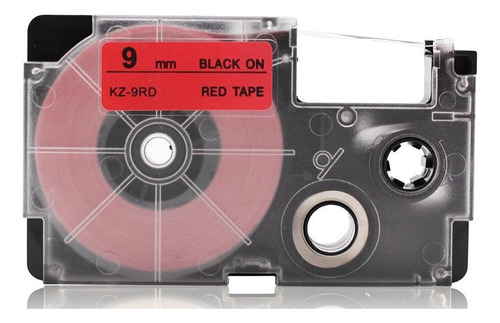 Fita Aplicável Casio Xr-9rd Vermelha 9mm