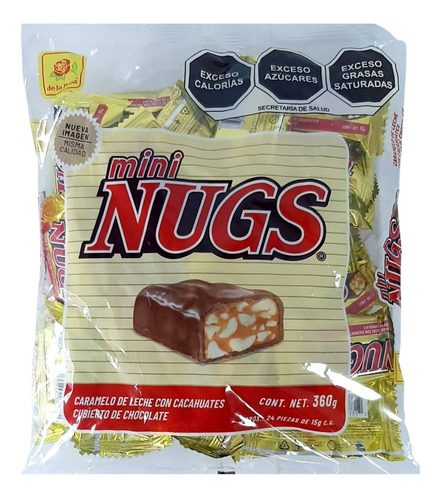 Chocolate Mini Nugs 24 Piezas
