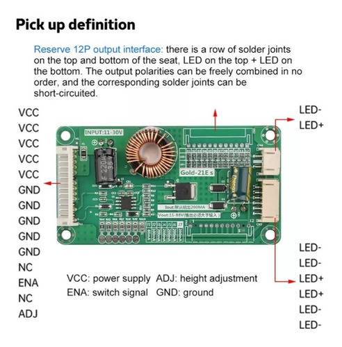 Modulo Tv Led Driver Universal Backlight 10-48 In 10 Piezas.