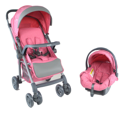 Coche Travel System Oviedo Bebesit - Rosa