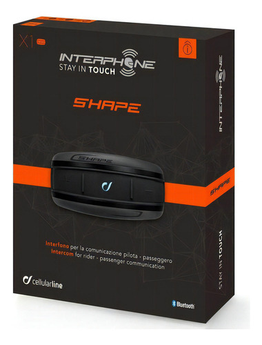 Intercomunicador Moto Interphone Shape Bluetooth Dafy Cba