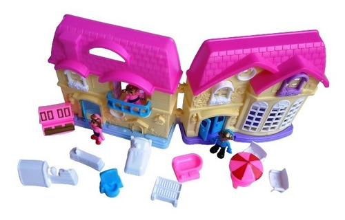 Imagen 1 de 5 de Mini Casita De Juguete Con Accesorios