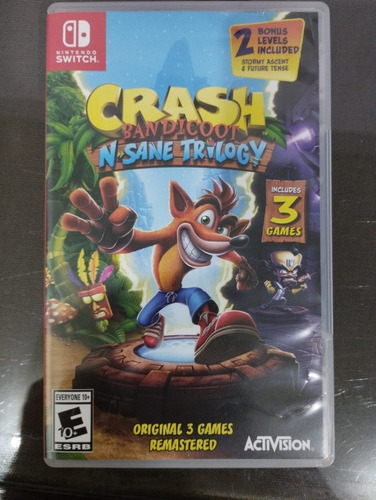 Crash Bandicoot: N. Sane Trilogy   Nintendo Switch  Físico