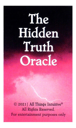 Oraculo The Hidden Truth Digital Para Imprimir