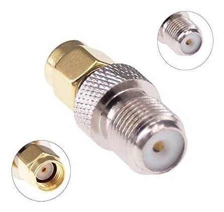 Conector Rfaha 5 Pzs Rp-sma Macho A F Hembra -dorado