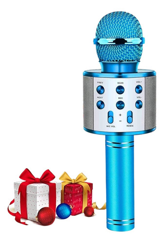 Micrófono Karaoke Bluetooth Inalámbrico Micrófono Portátil