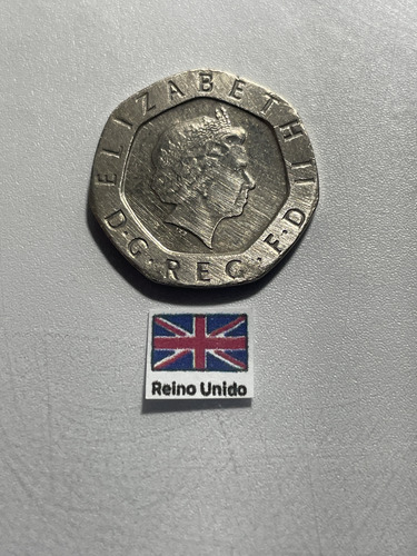 Moeda 20 Pence 2001, In 98 Inglaterra (Usado)