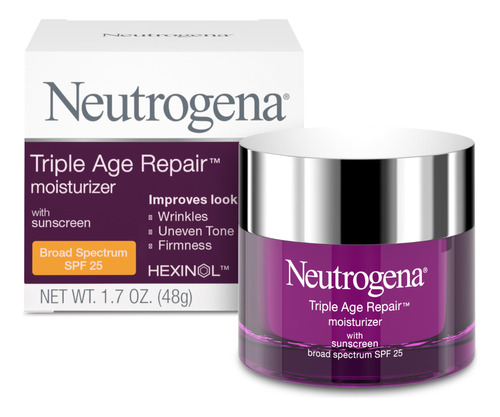 Crema Hidratante Neutrogena Triple Age Repair Spf 25 50 Ml